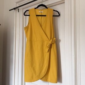 Yellow madewell dress